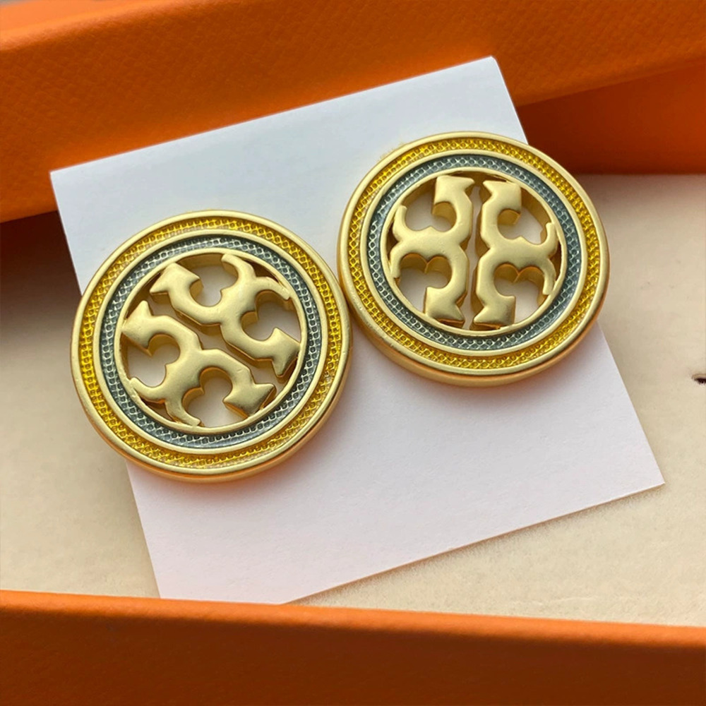 Tory Burch Gold Plated Double Inlay Enamel Accessory
